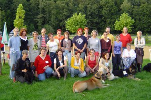 eerste groep opgeleide vrijwilligers 2004