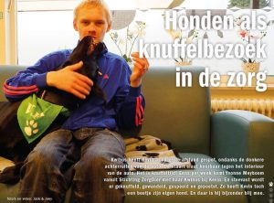 Honden als knuffelbezoek in de zorg